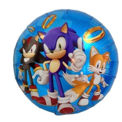Zestaw balonów Z Niebieską Cyfrą Sonic