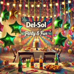 Balon foliowy zielona gwiazda 18 cali