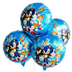 Balon foliowy Sonic okrągły 35cm