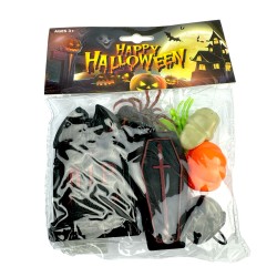 Zestaw Dekoracji i Gadżetów Halloween Miniaturki