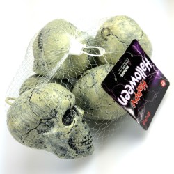 Dekoracja Halloween Czaszki 6szt. Czaszka