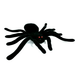 Straszny Duży Pluszowy Pająk Dekoracyjny Halloween