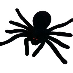 Straszny Duży Pluszowy Pająk Dekoracyjny Halloween