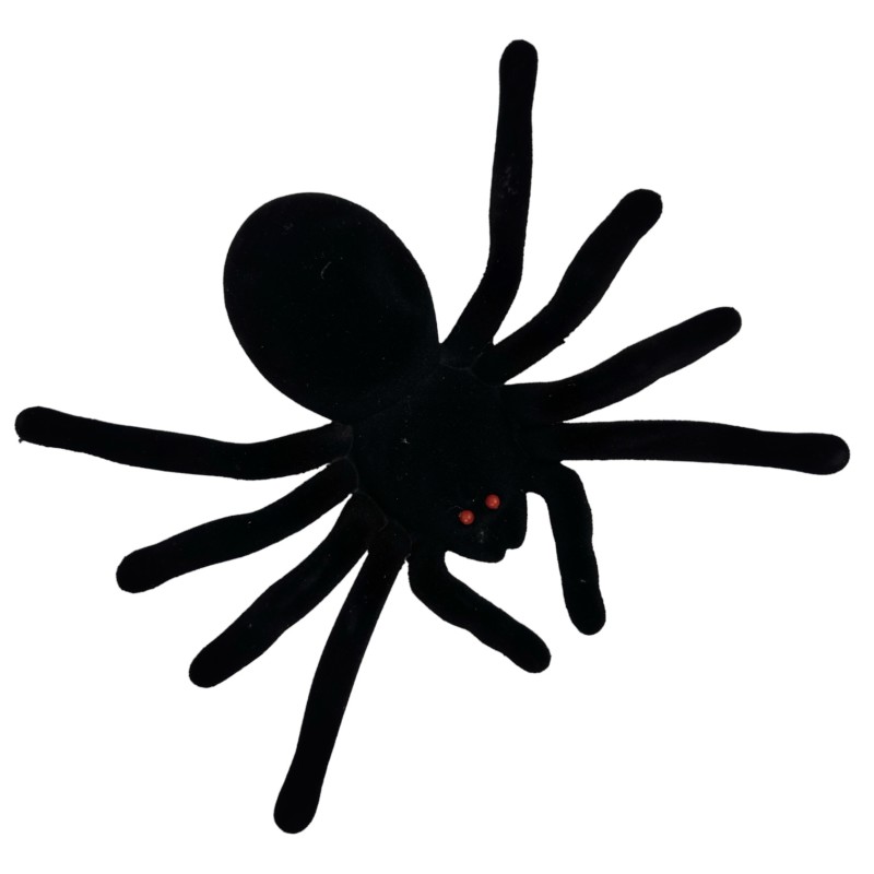 Straszny Duży Pluszowy Pająk Dekoracyjny Halloween