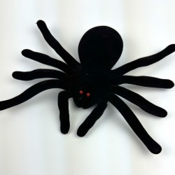 Straszny Duży Pluszowy Pająk Dekoracyjny Halloween