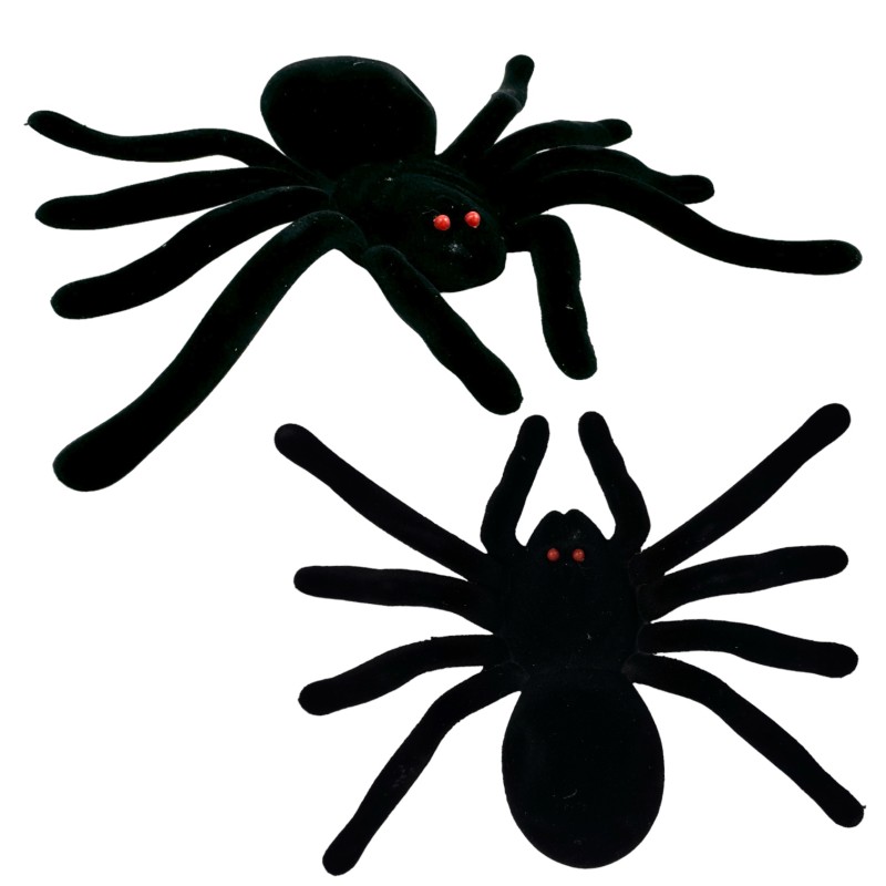 Straszny Duży Pluszowy Pająk Dekoracyjny Halloween