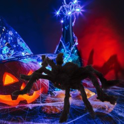 Gigantyczny Pająk Dekoracyjny Halloween