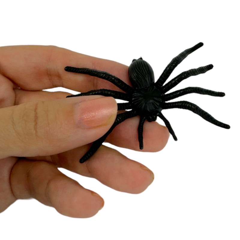 Dekoracja Halloween Pająki 8 sztuk