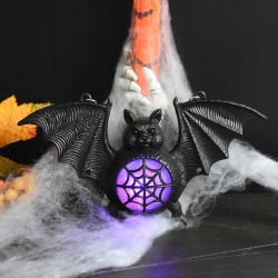 Nietoperz Halloween LED lampka świecący zawieszka dekoracja