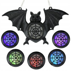 Nietoperz Halloween LED lampka świecący zawieszka dekoracja