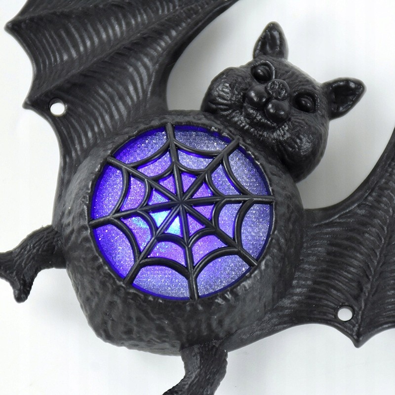 Nietoperz Halloween LED lampka świecący zawieszka dekoracja