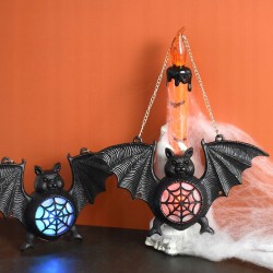 Nietoperz Halloween LED lampka świecący zawieszka dekoracja