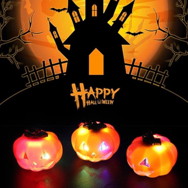 Halloween Lampion Dynia LED świecąca Dekoracja
