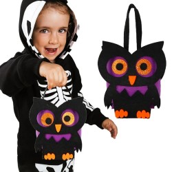 Torebka Sowa koszyk na cukierki Halloween