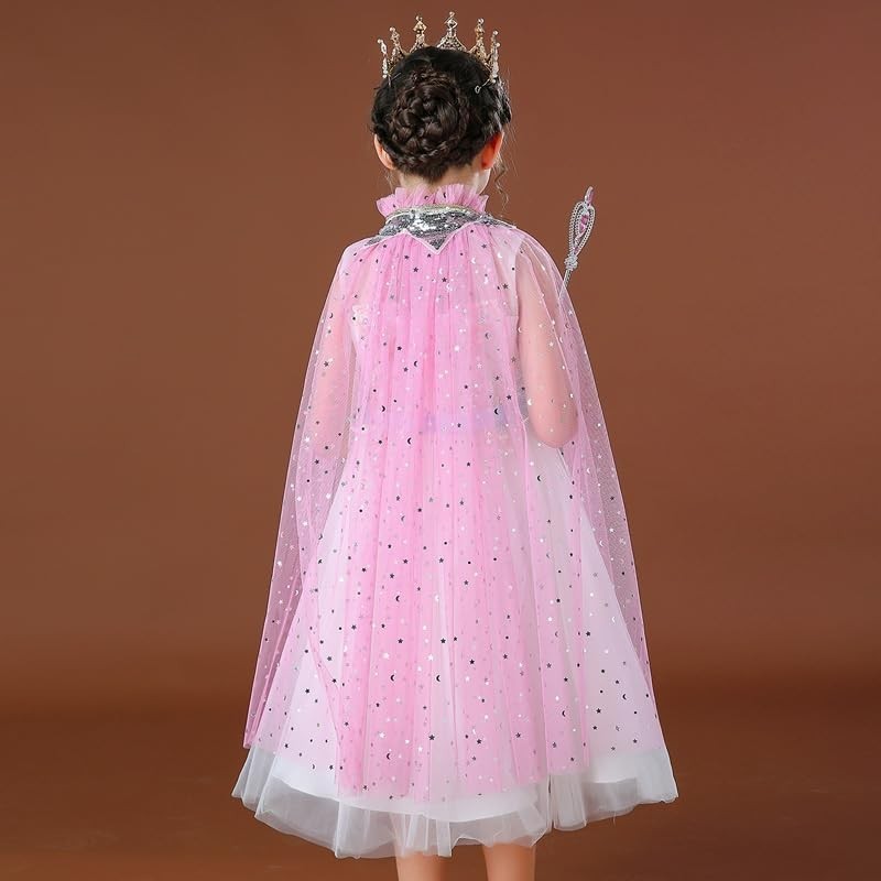 Zestaw Księżniczki Tiulowa Peleryna i Akcesoria Różowe