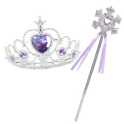 Peleryna Tiulowa Fioletowa