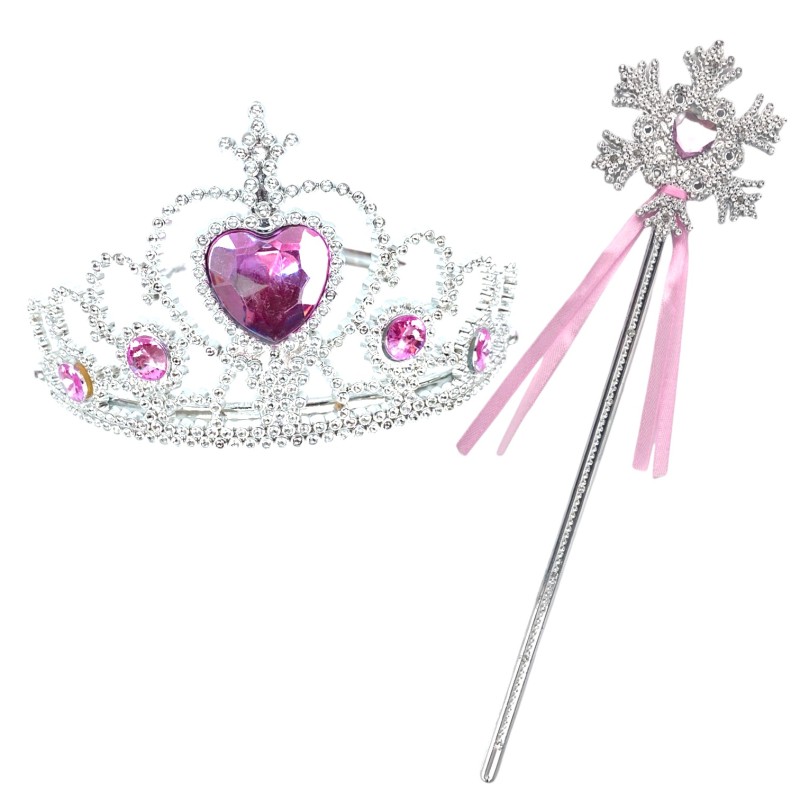 Zestaw Księżniczki Tiulowa Peleryna i Akcesoria Różowe