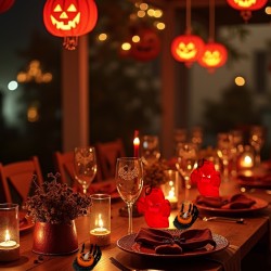 Lampka LED kościotrup halloween