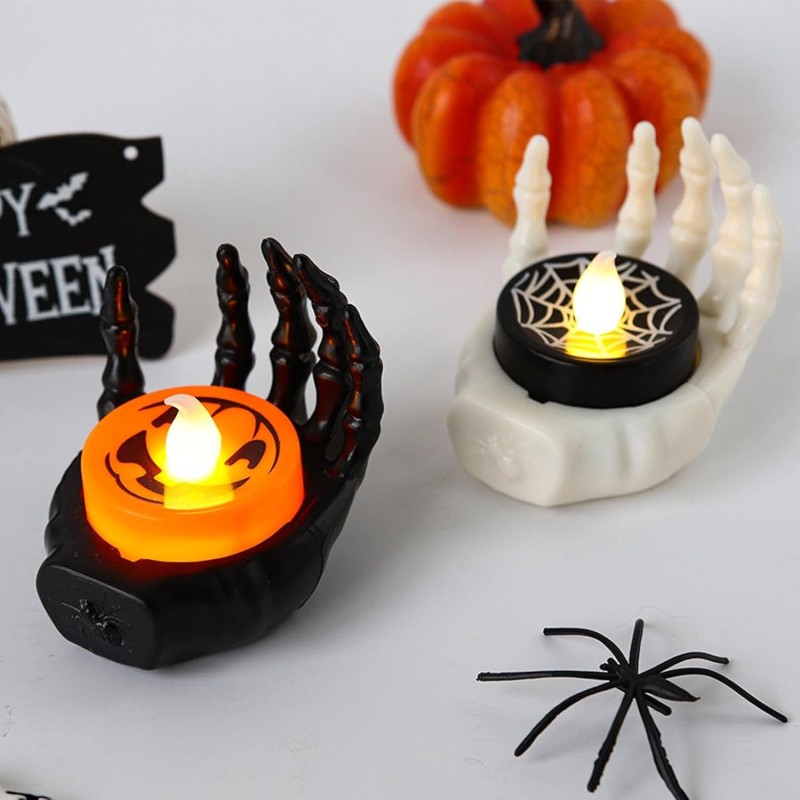 Lampka LED kościotrup halloween