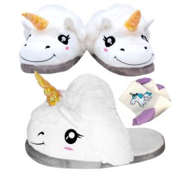 Kapcie ze skarpetkami Kigurumi Jednorozec