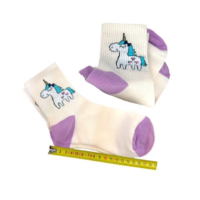 Kapcie ze skarpetkami Kigurumi Jednorozec