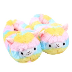 Kapcie ze skarpetkami Kigurumi Alpaka Lama