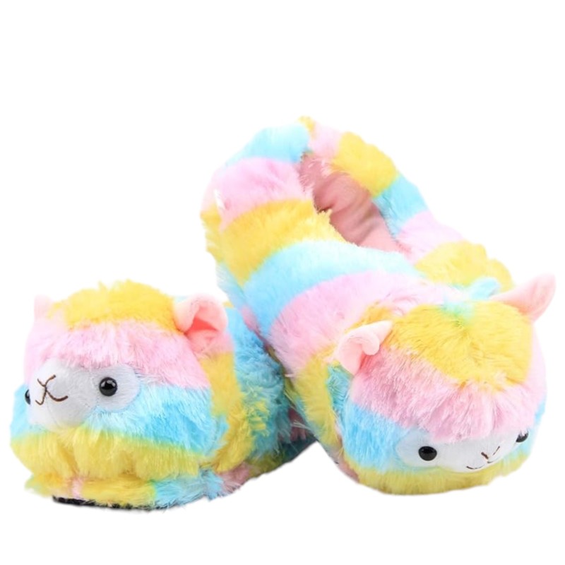 Kapcie ze skarpetkami Kigurumi Alpaka Lama