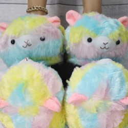 Kapcie ze skarpetkami Kigurumi Alpaka Lama