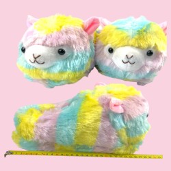 Kapcie ze skarpetkami Kigurumi Alpaka Lama