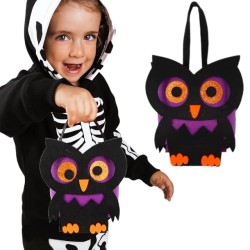 Torebka Sowa koszyk na cukierki Halloween