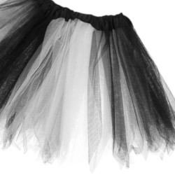 Halloween Zestaw spódniczka Tutu opaska Kryształki Kościotrup 