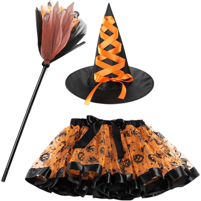Strój Wiedźma Kostium Czarownicy dla Dzieci Halloween