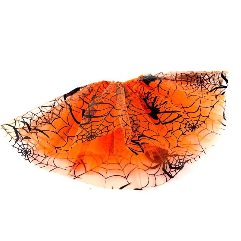 Spódniczka Opaska Koszyk Strój uśmiechnięta Dynia Pajęczyna Halloween