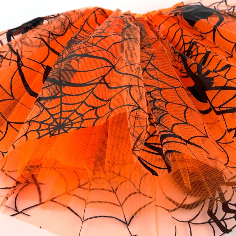 Spódniczka Opaska Koszyk Strój uśmiechnięta Dynia Pajęczyna Halloween