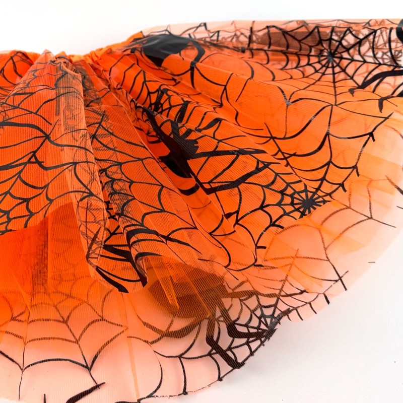 Spódniczka Opaska Koszyk Strój uśmiechnięta Dynia Pajęczyna Halloween