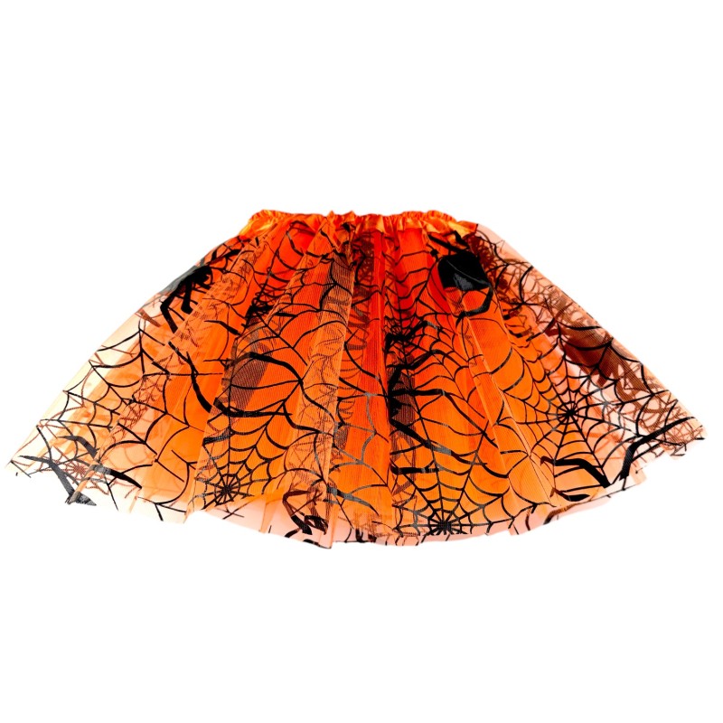 Spódniczka Opaska Koszyk Strój uśmiechnięta Dynia Pajęczyna Halloween