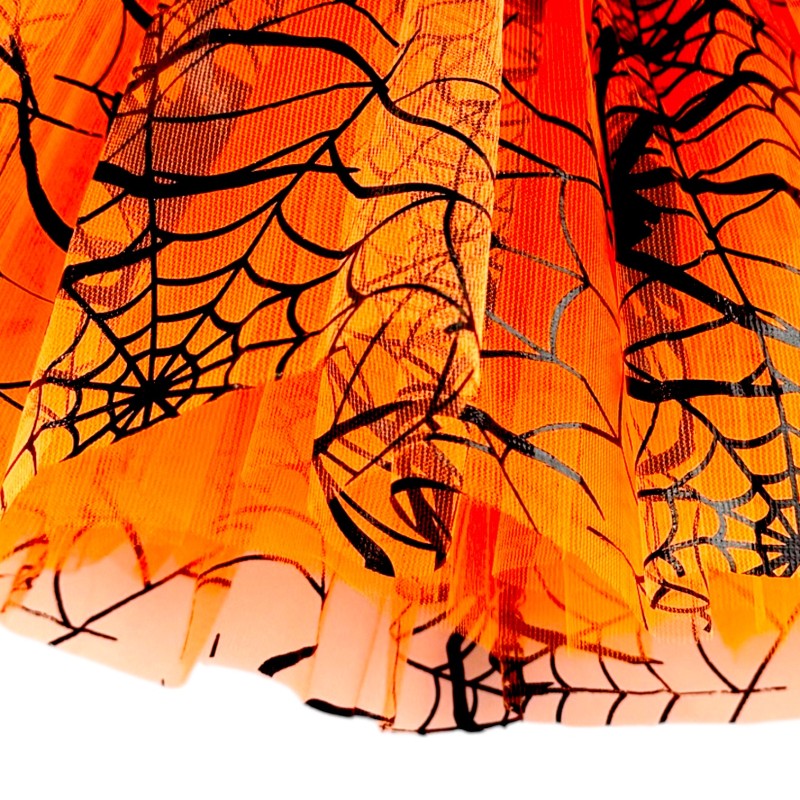 Spódniczka Opaska Koszyk Strój uśmiechnięta Dynia Pajęczyna Halloween