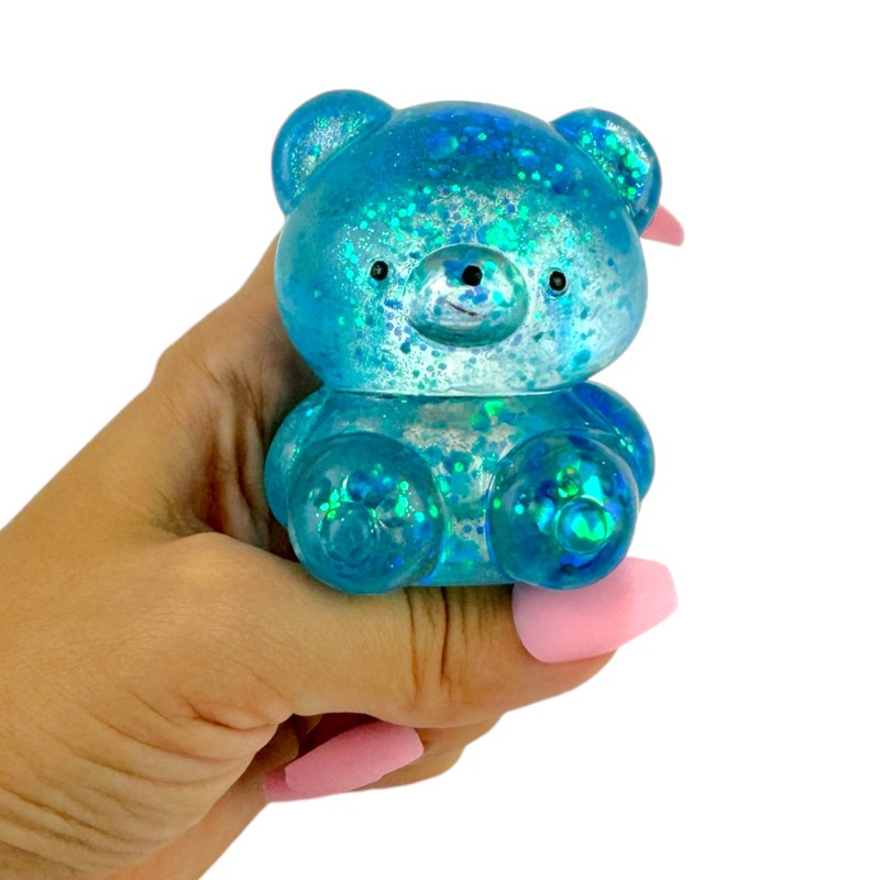 Gniotek miś duży GEL galaxy 1 szt. 8 cm antystresowy