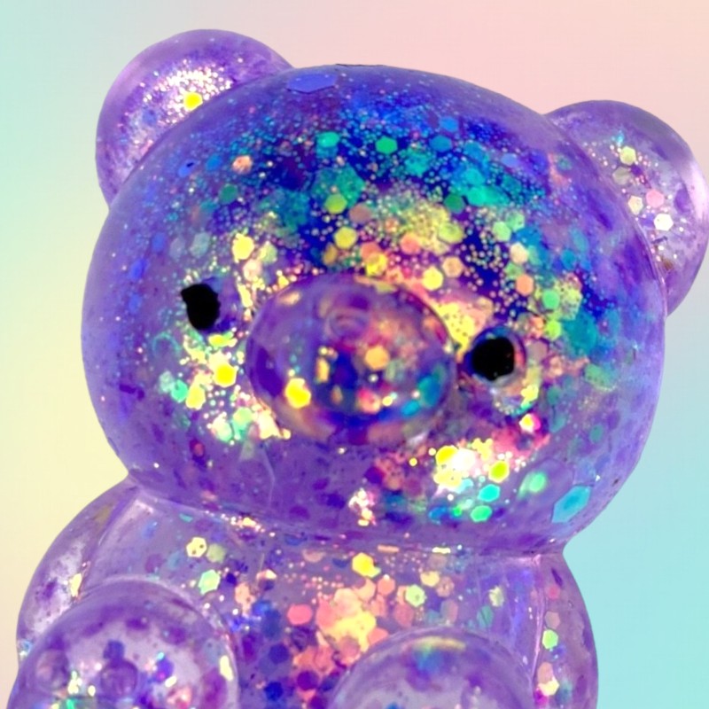 Gniotek miś duży GEL galaxy 1 szt. 8 cm antystresowy