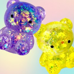 Gniotek miś duży GEL galaxy 1 szt. 8 cm antystresowy