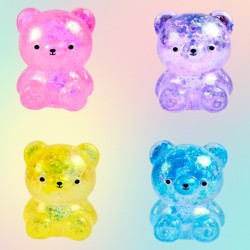 Gniotek miś duży GEL galaxy 1 szt. 8 cm antystresowy