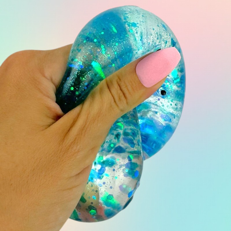 Gniotek miś duży GEL galaxy 1 szt. 8 cm antystresowy