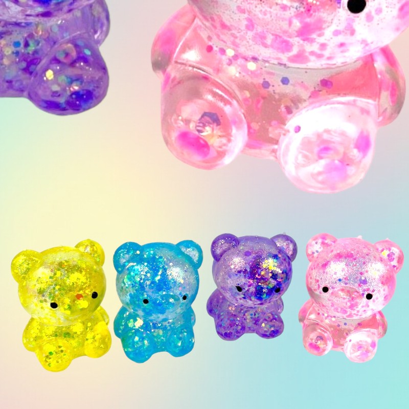 Gniotek miś duży GEL galaxy 1 szt. 8 cm antystresowy