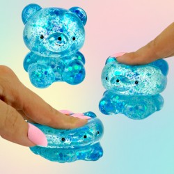 Gniotek miś duży GEL galaxy 1 szt. 8 cm antystresowy