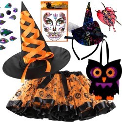 Duży zestaw strój Halloween...