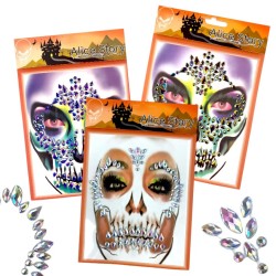 Duży zestaw strój Halloween wiedźma czarownica