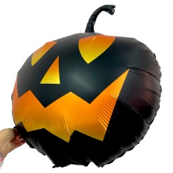 Balon Foliowy Dynia Halloween Lampion 45cm Jack-o-lantern