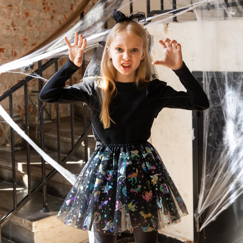 Zestaw Strój Wiedźma Czarownica koszyk Dynia