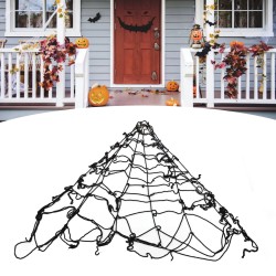 Dekoracja Halloween Pajęczyna Czarna