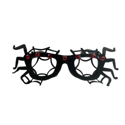 Okulary imprezowe Pajęczy Blask Halloween Kryształki